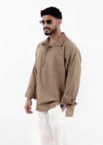 100% Italian Linen Set - Half Button - Image 2