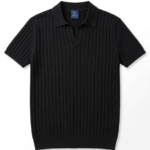 V Neck Knitted Polo
