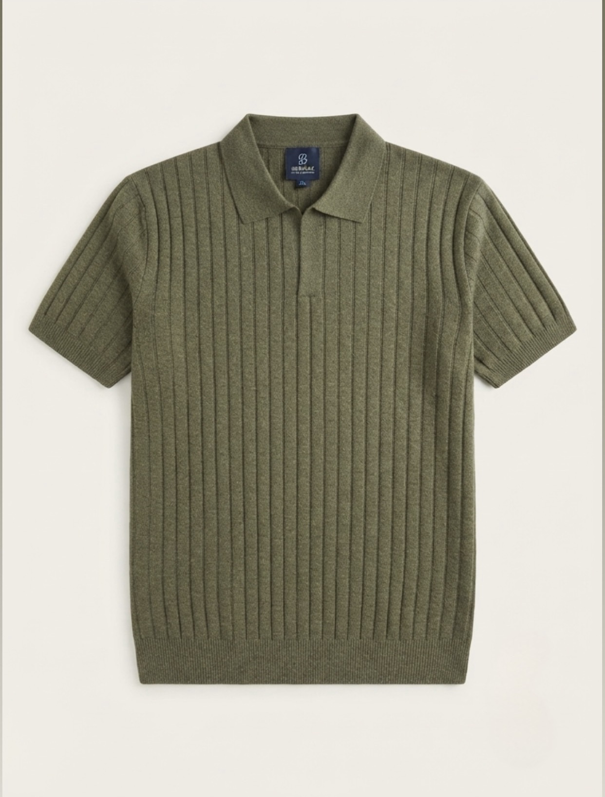 img_5270 V Neck Knitted Polo - Image 1