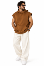 Oversized Cut Sleeve Hoodie - Image 2