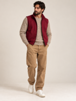 Waterproof Vest + Polo Sweatshirt + Baggy Denim Pant - Image 2