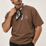 Scarf Neck Oversized T-Shirt